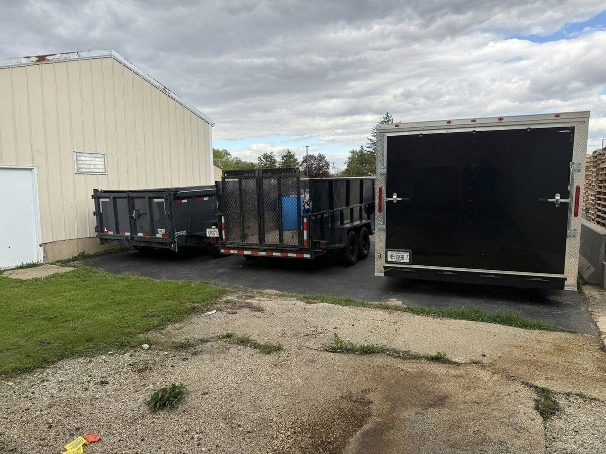 Equipment trailers used by Hernandez Landscape & Tree Service LLC